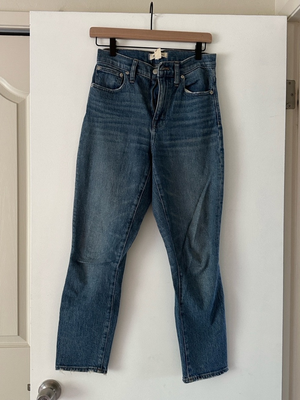 Madewell High Rise Slim Crop Boyjean